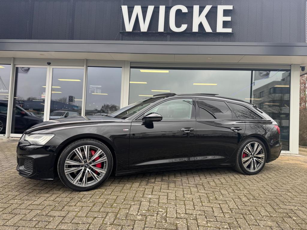 Audi A6 Avant 55 TFSI e quattro Competition 367 PK HUD Pano, Automaat, Gebruikt, 4 cilinders, Zwart