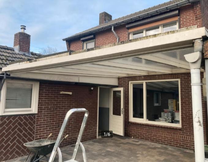 OVERKAPPING VERANDA CARPORT  MET 32 MM POLYCARBONAATPLATEN, Tuin en Terras, Overkappingen, Ophalen, Gebruikt, Veranda