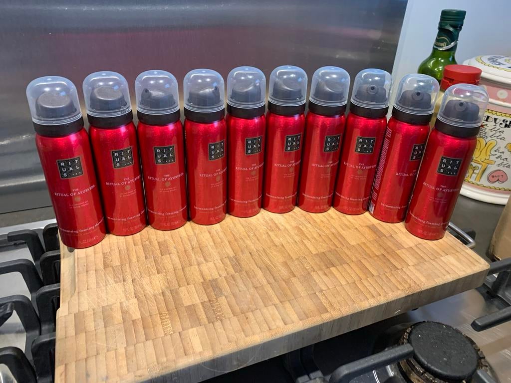 Rituals Ayurveda Mini Doucheschuim 50ml - Nieuw, Ophalen of Verzenden, Nieuw, Bad & Douche