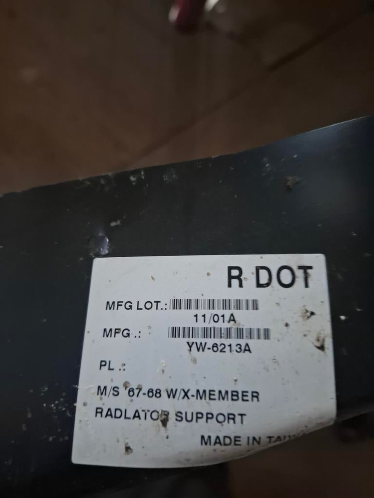 Diverse 67/68 ford mustang plaatwerk, Ophalen, Nieuw, Achter, Ford