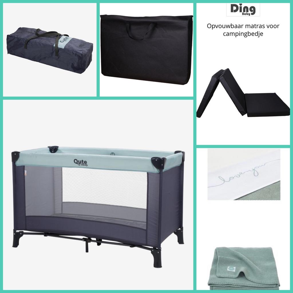 Campingbedje met toebehoren, Kinderen en Baby's, Babywiegjes en Ledikanten, Ophalen, Nieuw, Reisbedje