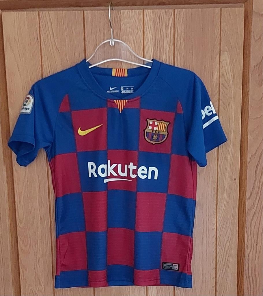 FC Barcelona voetbalshirt Messi - Maat 140, Ophalen, Sport- of Zwemkleding, Zo goed als nieuw, Nike