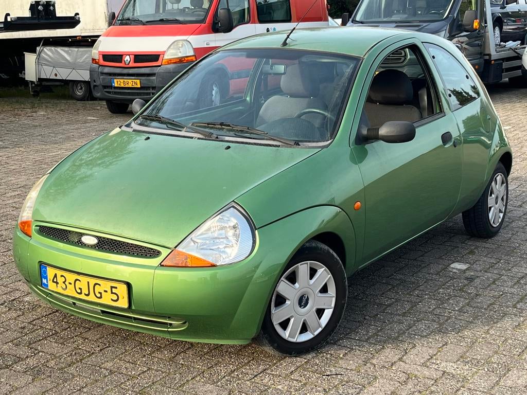 Ford Ka 1.3 I 44KW 2008 Groen / AIRCO / NAP /APK 01-04-2027, Voorwielaandrijving, 1299 cc, 31 €/maand, 4 cilinders