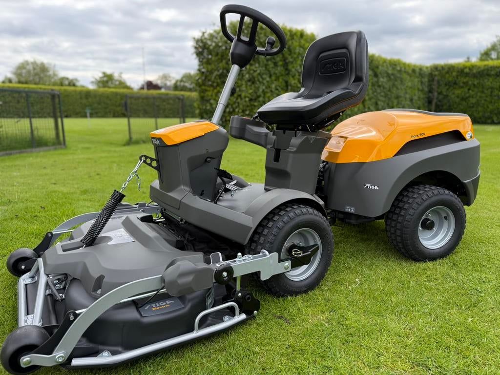 Stiga park hydrostaat met stuurbekrachtiging, Tuin en Terras, Ophalen, Nieuw, Mulchfunctie, 90 tot 120 cm