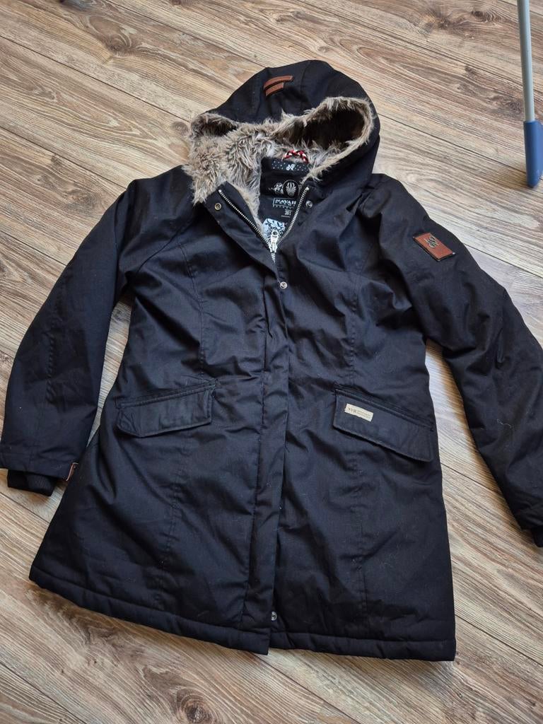 Navahoo crystal winterjas maat XL, Navahoo, Zwart, Maat 46/48 (XL) of groter, Ophalen of Verzenden