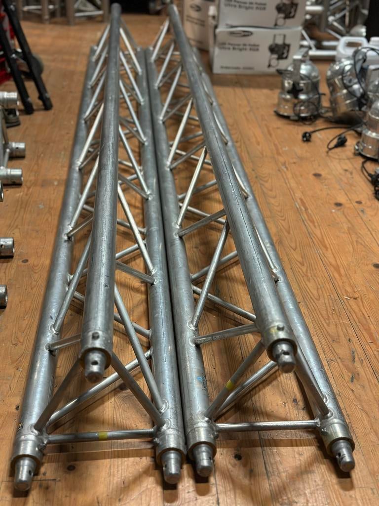 2stuks Prolyte x30d truss incl koppeling, Gebruikt, Showtec, Overige typen, Ophalen of Verzenden