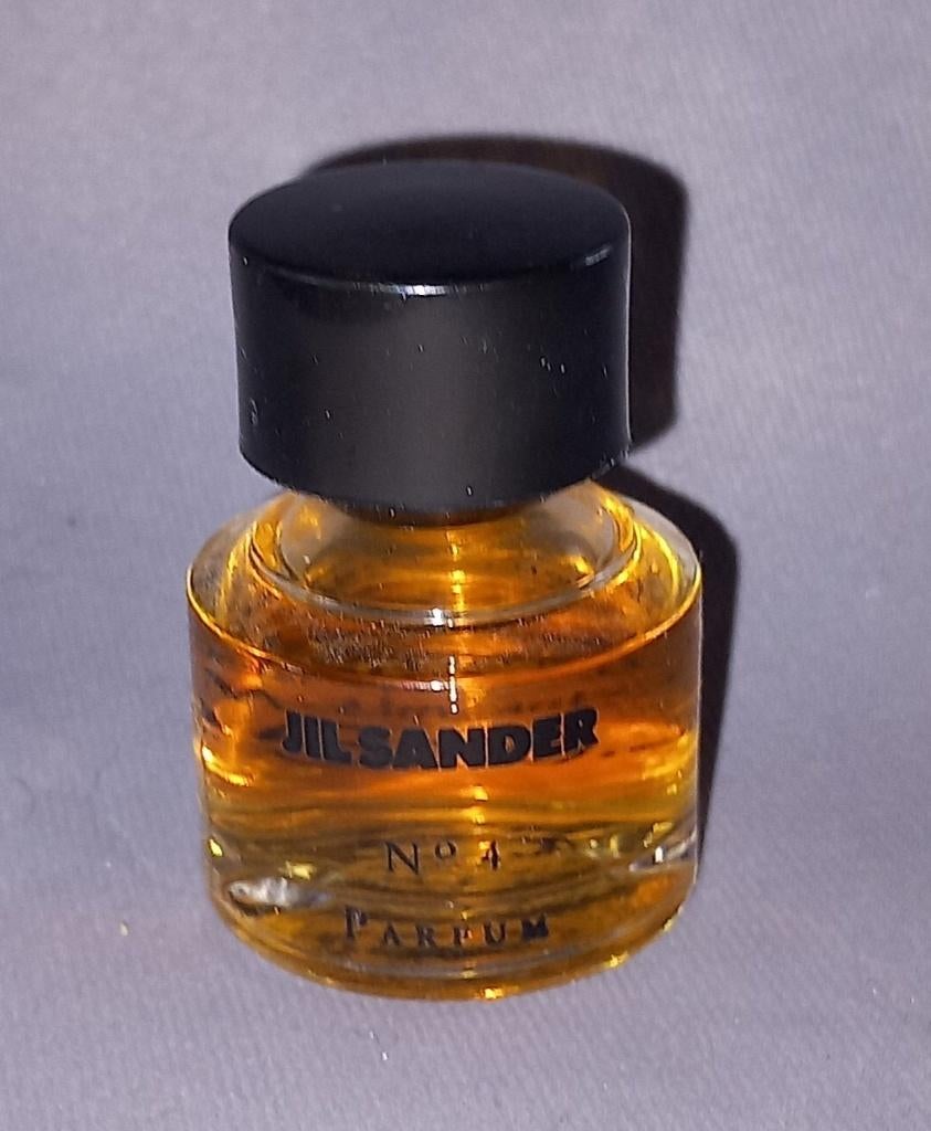 Parfum miniatuur Jil sander no 4 parfum, Ophalen of Verzenden, Zo goed als nieuw, Miniatuur, Gevuld