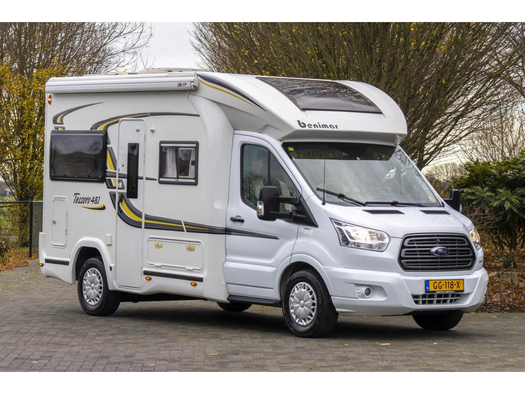Benimar Tessoro 481 5.99M EURO5 71DKM WEBASTO, Standaard zit, Startonderbreker, Ford, Bedrijf