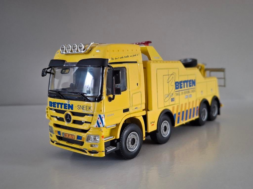 Wsi Mercedes Actros 8x4 Wrecker Betten Sneek, Ophalen of Verzenden, Zo goed als nieuw, Bus of Vrachtwagen, Wsi