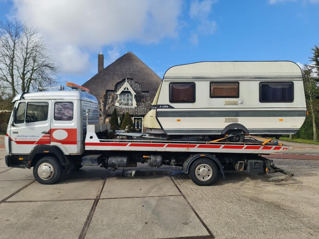 Mercedes-Benz 817L takelwagen oprijwagen, Mercedes-Benz, Bruin, Particulier, 7499 kg