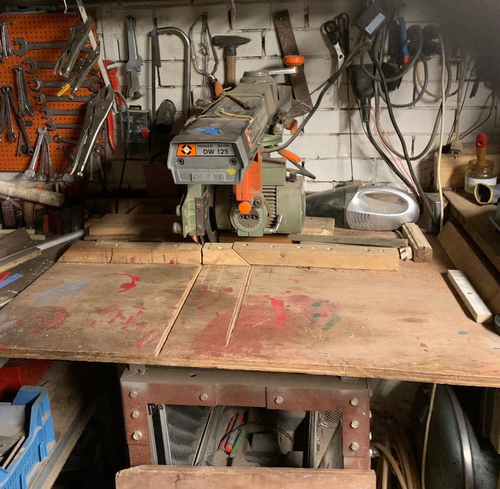 Zaagtafel, Ophalen, Gebruikt, Cirkelzaag, DeWALT