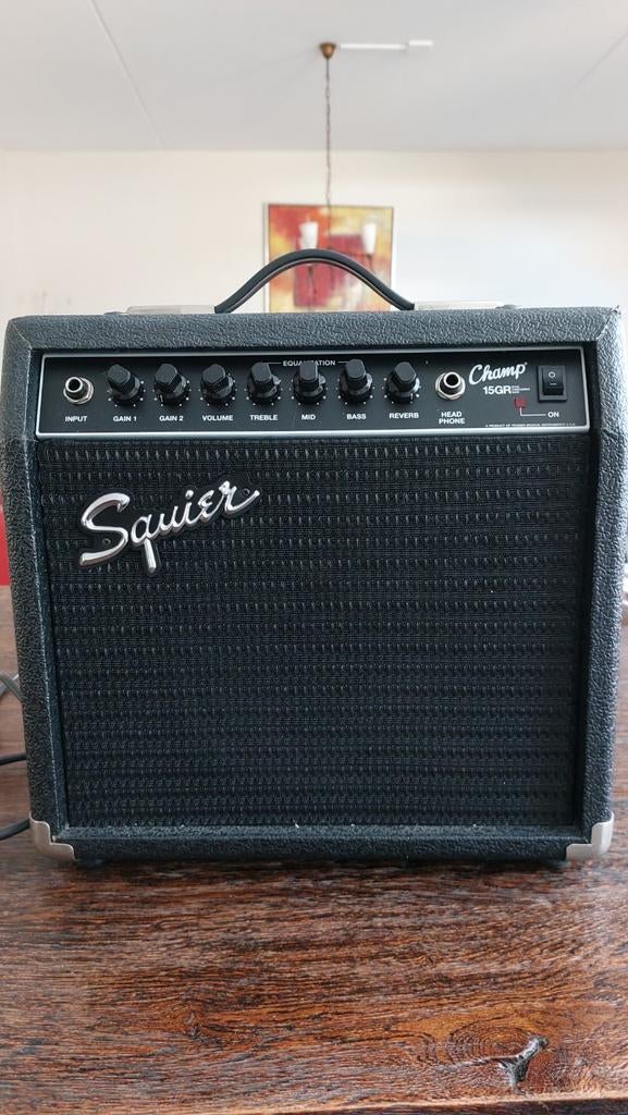 Squier Champ 15GR Gitaarversterker - Compact en Krachtig, Muziek en Instrumenten, Versterkers | Bas en Gitaar, Ophalen of Verzenden