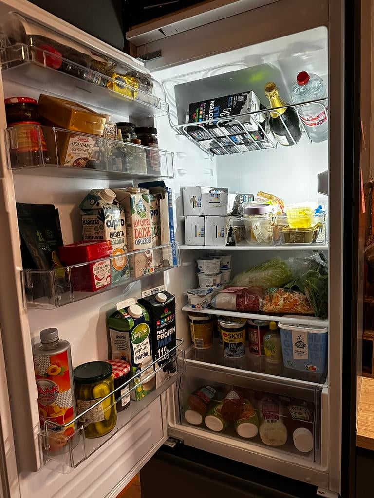 Inbouw koelkast IKEA AVKYLD 54 x 122 x 55, Witgoed en Apparatuur, Ophalen, 120 tot 140 cm, 200 liter of meer, 45 tot 60 cm