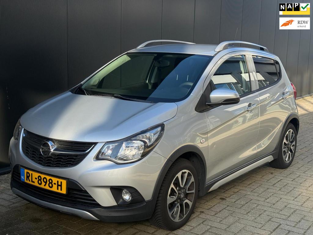 Opel KARL 1.0 Rocks Online Edition Apple Carplay Android Pla, Auto's, Opel, Voorwielaandrijving, 839 kg, Gebruikt, 23 km/l