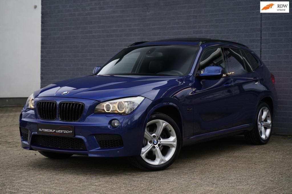 BMW X1 XDrive28i, M pakket, Pano, Leer, NAP, Gebruikt, Zwart, Blauw, Bedrijf