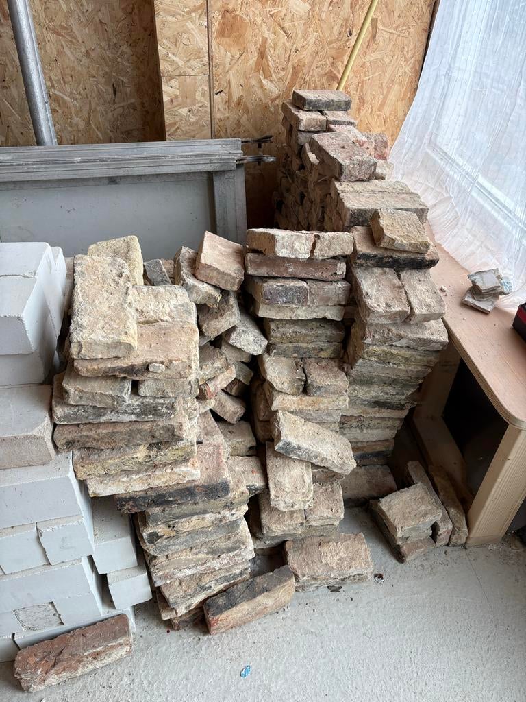 Oude metselstenen, Ophalen of Verzenden, Gebruikt, Bakstenen