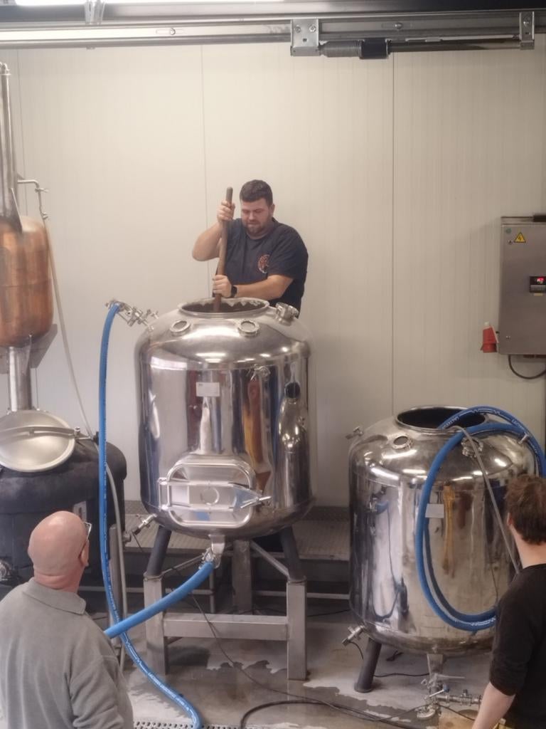 Te koop bierbrouw installatie. Inhoud 800 liter, Ophalen of Verzenden