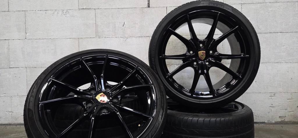 20" Porsche 911 Carrera S 991.2 velgen Pirelli zomerbanden, Banden en Velgen, Ophalen of Verzenden, V, Personenwagen