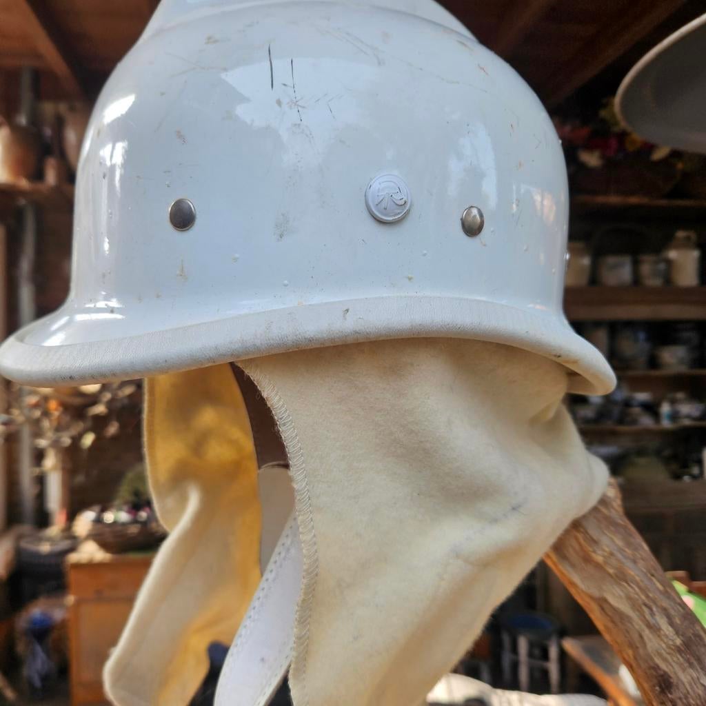 Oude brandweer helm origineel, Ophalen of Verzenden