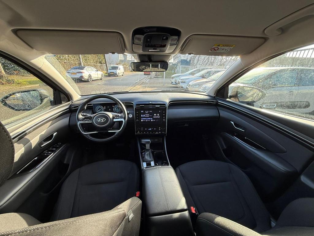 Hyundai Tucson 1.6 T-GDI MHEV Comfort Automaat, Navi Dealer, Stof, Gebruikt, 4 cilinders, 150 pk