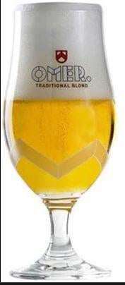 Nieuw OMER BIERGLAS 33 cl., Verzamelen, Ophalen of Verzenden, Nieuw, Glas of Glazen, Overige merken