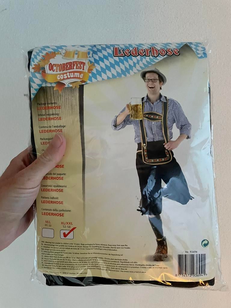 Lederhosen oktoberfest outfit pakje carnaval of oktoberfeest, Kleding | Heren, Carnavalskleding en Feestkleding, Nieuw, Ophalen of Verzenden