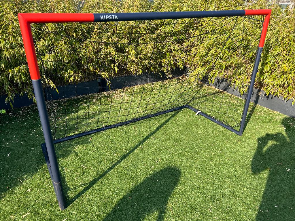 2 voetbaldoeltjes KIPSTA 120 x 180, Maat M, Ophalen, Gebruikt, Overige typen