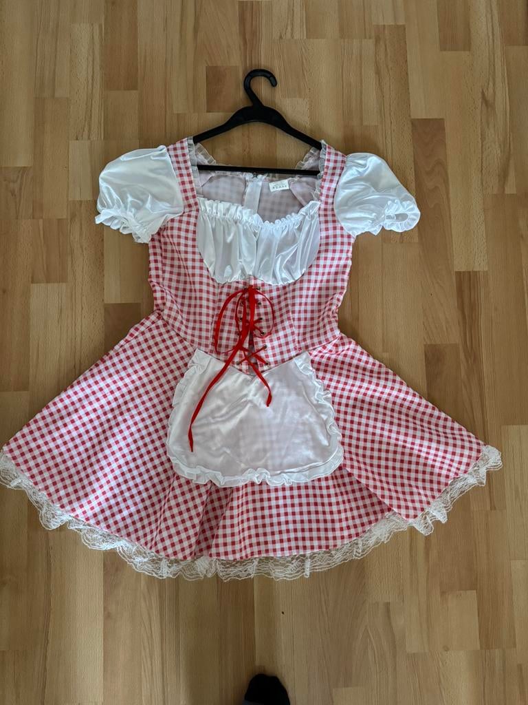 Dirndl Tiroler jurkje maat M zgan Met sokken, Kleding | Dames, Carnavalskleding en Feestkleding, Maat 38/40 (M), Carnaval, Ophalen of Verzenden