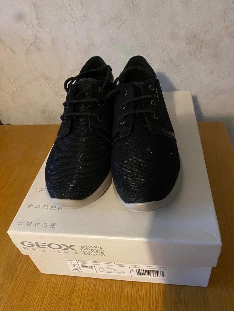 Geox sneakers zwart, Ophalen of Verzenden, Gedragen, Zwart, Sneakers of Gympen