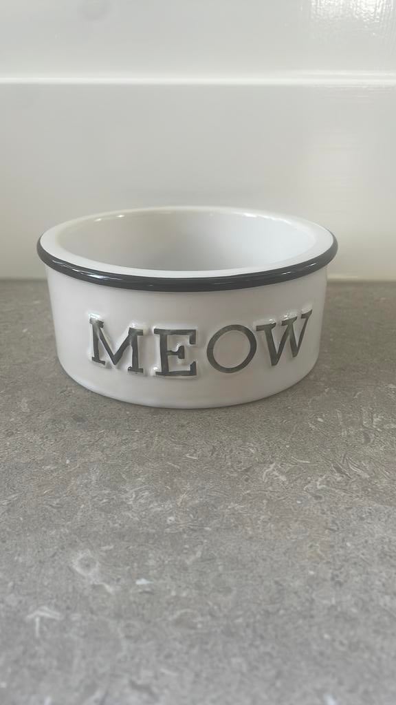 Riviera Maison kattenvoerbak Meow, Ophalen of Verzenden, Zo goed als nieuw