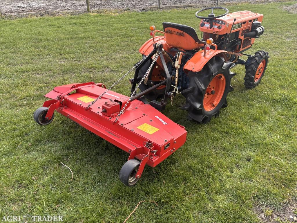 130 cm weilandbloter / cirkelmaaier tbv minitractor, -, -, Ophalen of Verzenden, Maaier
