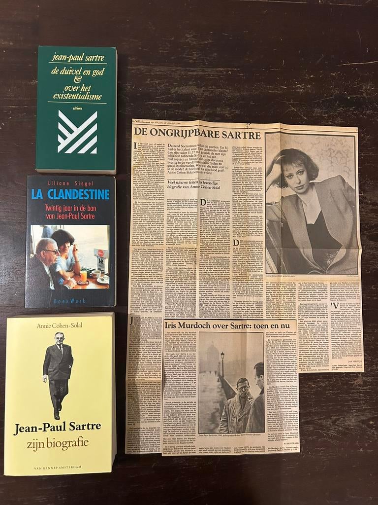 3x Jean-Paul Sartre voor €12,-, Ophalen of Verzenden, Zo goed als nieuw