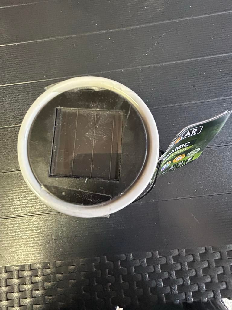 19xKeramische Solar Tuinlamp Partij voor markten!, Tuin en Terras, Buitenverlichting, Minder dan 50 watt, Overige typen, Nieuw