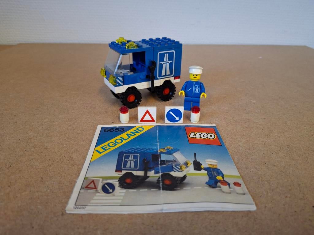 Lego 6653 Highway Emergency Van. Jaren 80 Classic Town, Lego, 33 Bath Road, Slough, UK, Lego, Ophalen of Verzenden
