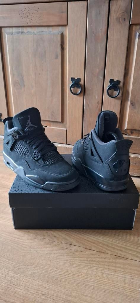 Jordan 4 Black cat 2025 40 GS, Ophalen, Zwart, Nike Air Jordan, Sneakers of Gympen