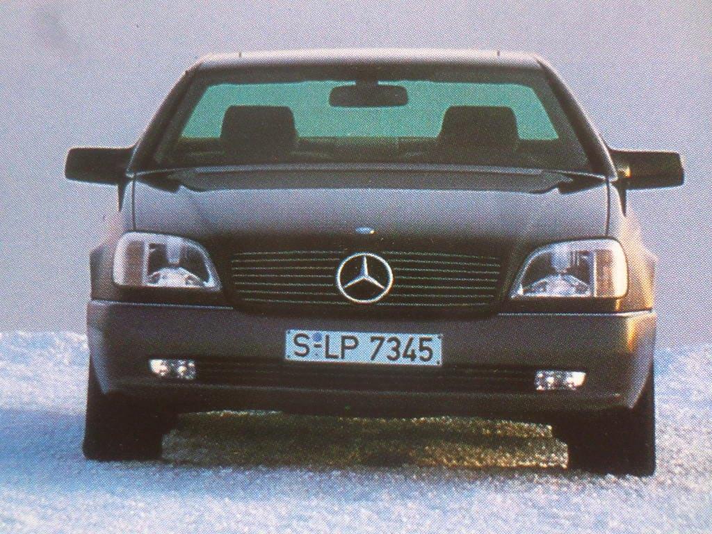 Mercedes 420 & 500 & 600 SEC CL S Coupe 0894 Brochure, Boeken, Ophalen