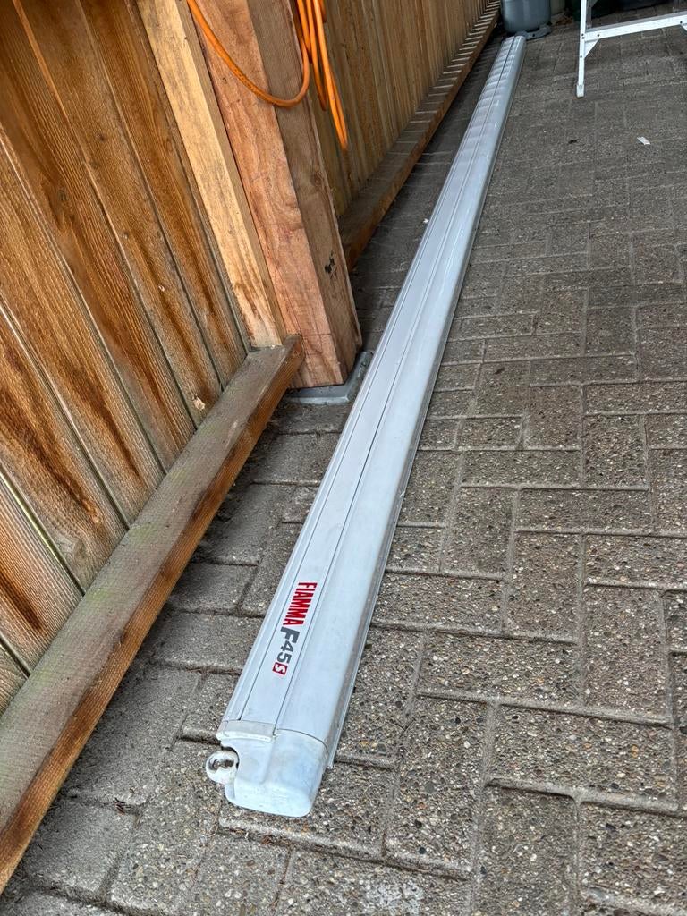 Fiamma Luifel F45S 4,5 meter  F 45s Royal blue asis, Ophalen, Zo goed als nieuw