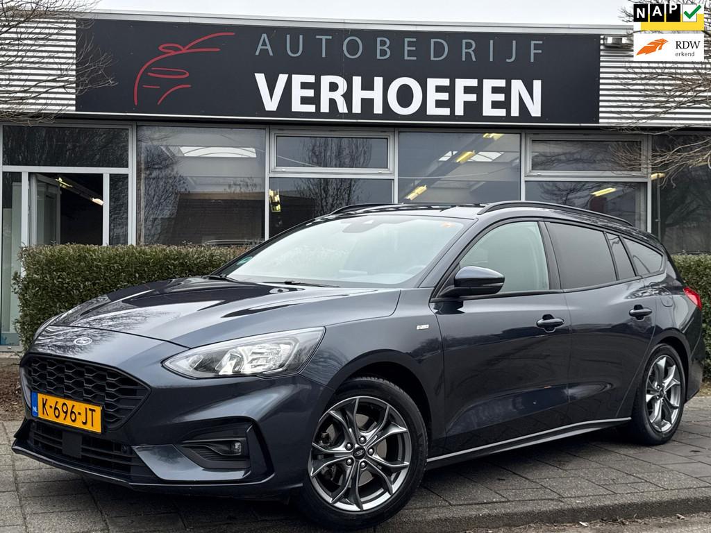 Ford Focus Wagon 1.0 EcoBoost HYBRID ST Line Business - PARK, 125 pk, Blauw, Hybride Elektrisch/Benzine, Onderhoudsboekje