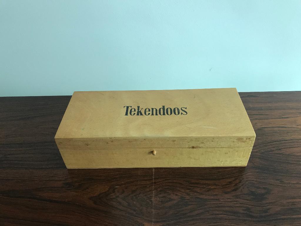 Houten tekendoos teken doos, Ophalen of Verzenden, Zo goed als nieuw, Overige typen