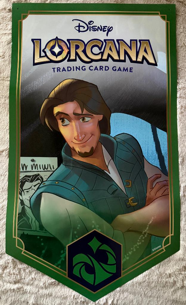 Disney Lorcana - Banner - Flynn Rider, Ophalen of Verzenden, Nieuw, Overige typen