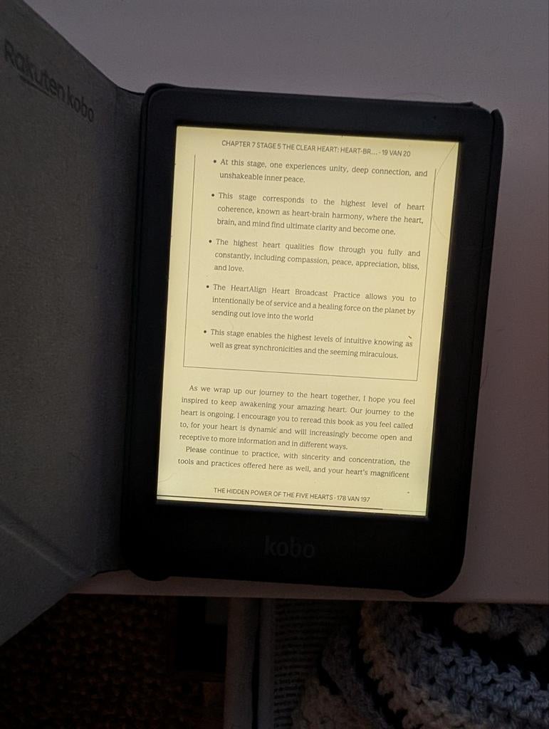 Kobo e-reader met hoesje (2025), Ophalen of Verzenden, Zo goed als nieuw, Kobo Clara, Bluetooth