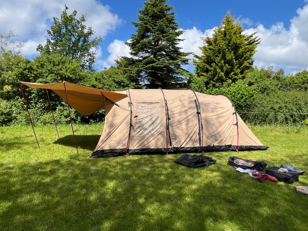 Zeer nette Bardani Spitfire 400 XL RSTC met luifel, Caravans en Kamperen, Ophalen, Zo goed als nieuw, Tot en met 5