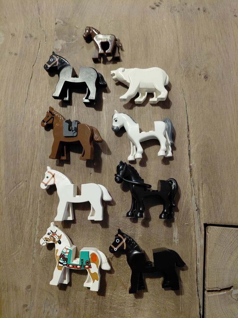 Lego Duplo Dieren: Paarden en IJsbeer, Ophalen of Verzenden, Gebruikt, Losse stenen, Duplo