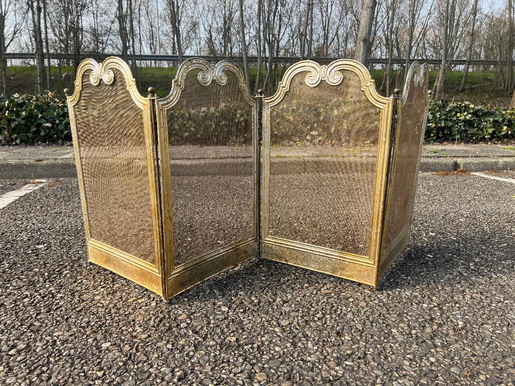 Antieke haardplaat vonkenscherm haardscherm Frans 19e eeuw, Ophalen of Verzenden