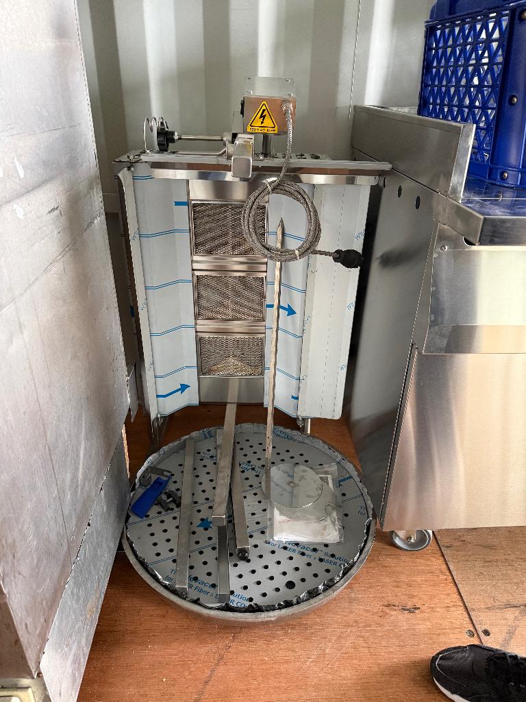 Nieuwe Empero shoarmagrill / dönergrill gas 3 branders RVS, Ophalen, Nieuw, Empero