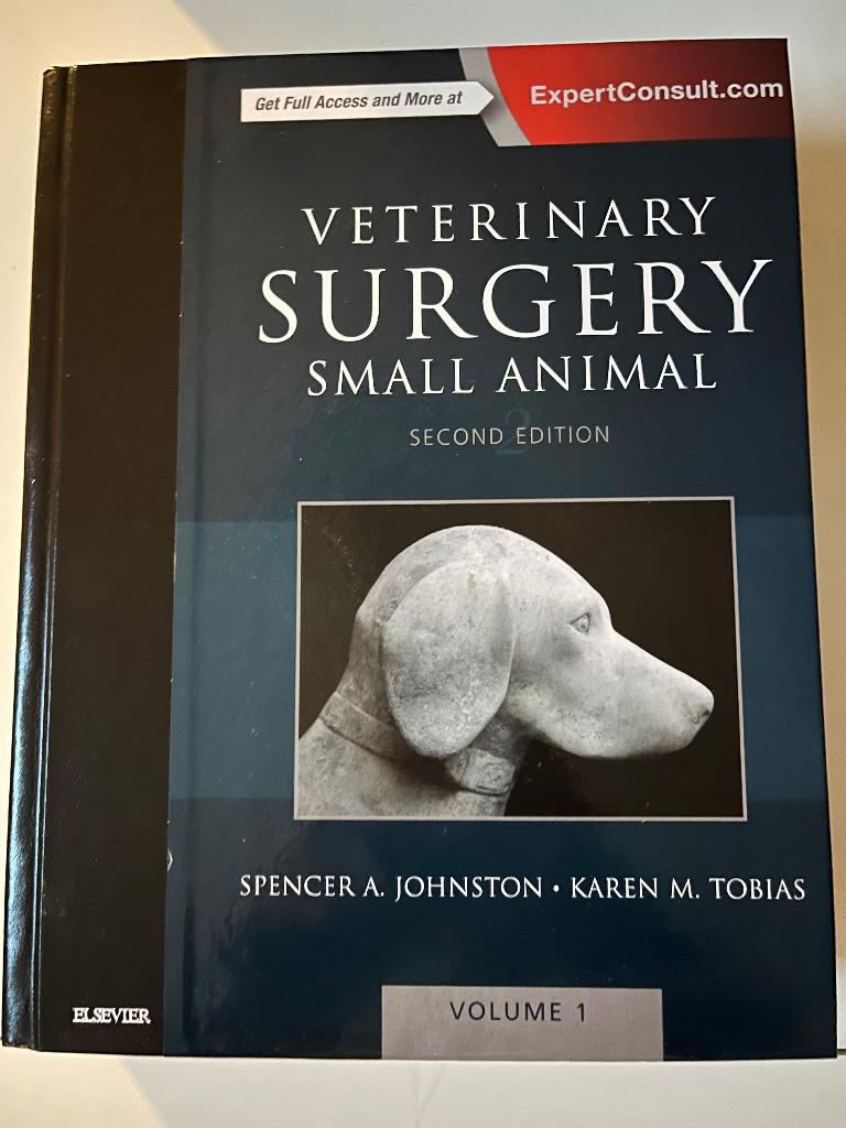 Veterinary Surgery: Small Animal Expert Consult (2 delen), Boeken, Ophalen, Spencer A. JohnstonKaren M. Tobias, Nieuw, WO