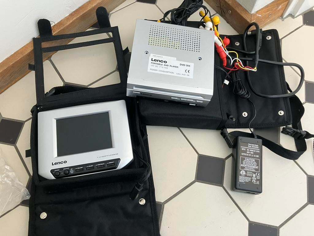 Lenco 304 draagbare DVD speler in draagtas, Gebruikt, Draagbaar, Ophalen of Verzenden, Overige merken