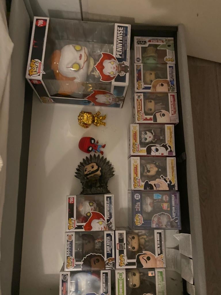 Diverse Funko Pops - Pennywise, Captain America, The Child, Verzamelen, Ophalen