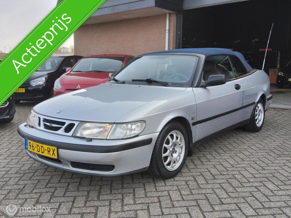 Saab 9-3 Cabrio 2.0 S AIRCO|APK|TREKHAAK|NAP!, Auto's, Saab, Gebruikt, 4 cilinders, Cabriolet, 4 stoelen