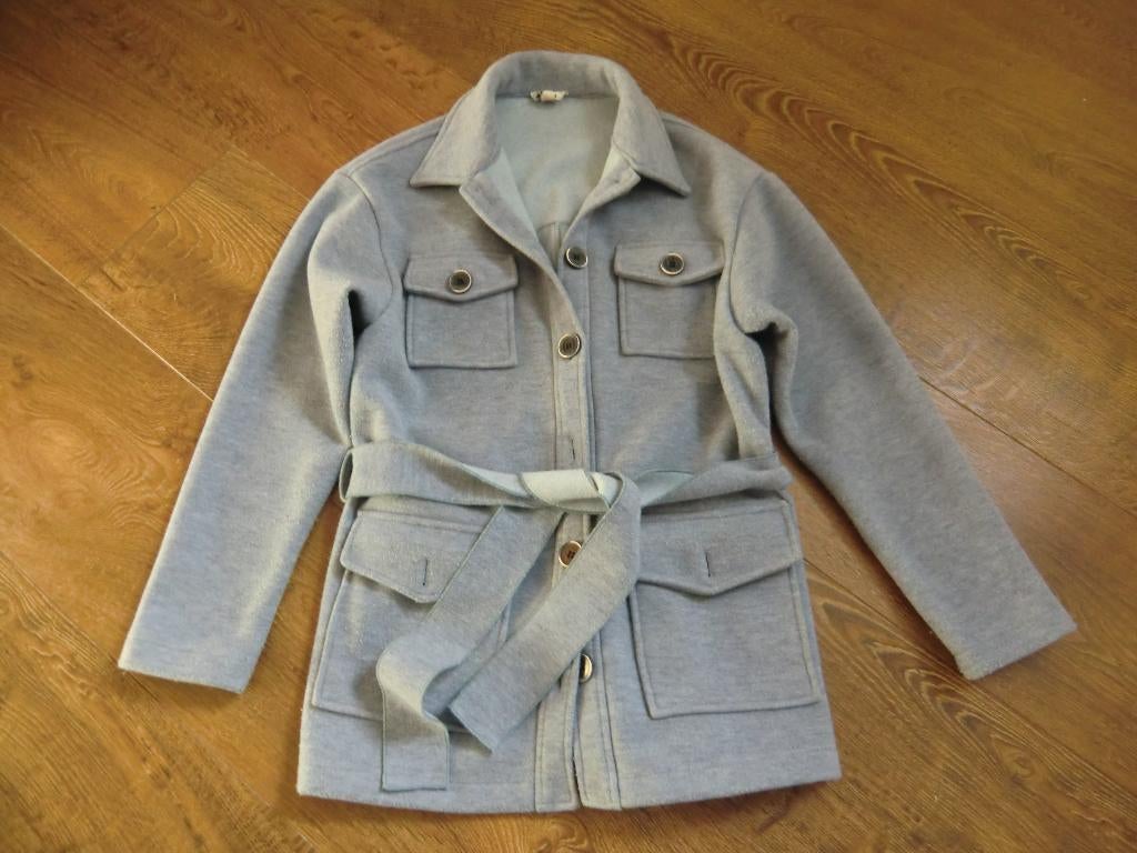 Lichtblauwe tussenjas C&S maat S, Kleding | Dames, Jassen | Zomer, C&S, Blauw, Ophalen of Verzenden, Maat 36 (S)